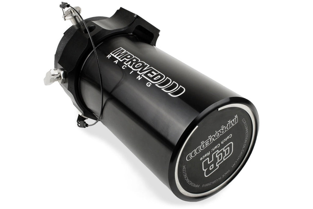Improved Racing CCRZ Competition Recirculated High-Flow Oil Catch Can, 1 Liter (1 Qt)
