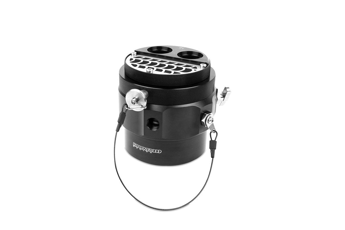 Improved Racing CCR Competition Racing Oil Catch Can, 0.1 Liter (0.1 Quart)
