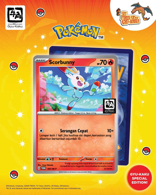 (Indonesian) Pokémon TCG: Gyu-Kaku Promo Pack