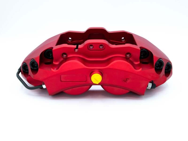 GrimmSpeed 02-21 Subaru WRX/STI 4-Piston Brake Caliper Kit - Red (For 340mm Rotor)
