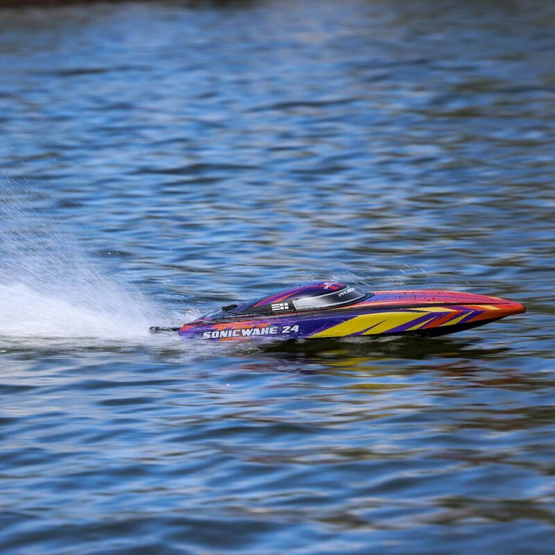 Sonicwake 24" Self-Righting Brushless Deep-V RTR (Battery & Charger Included),