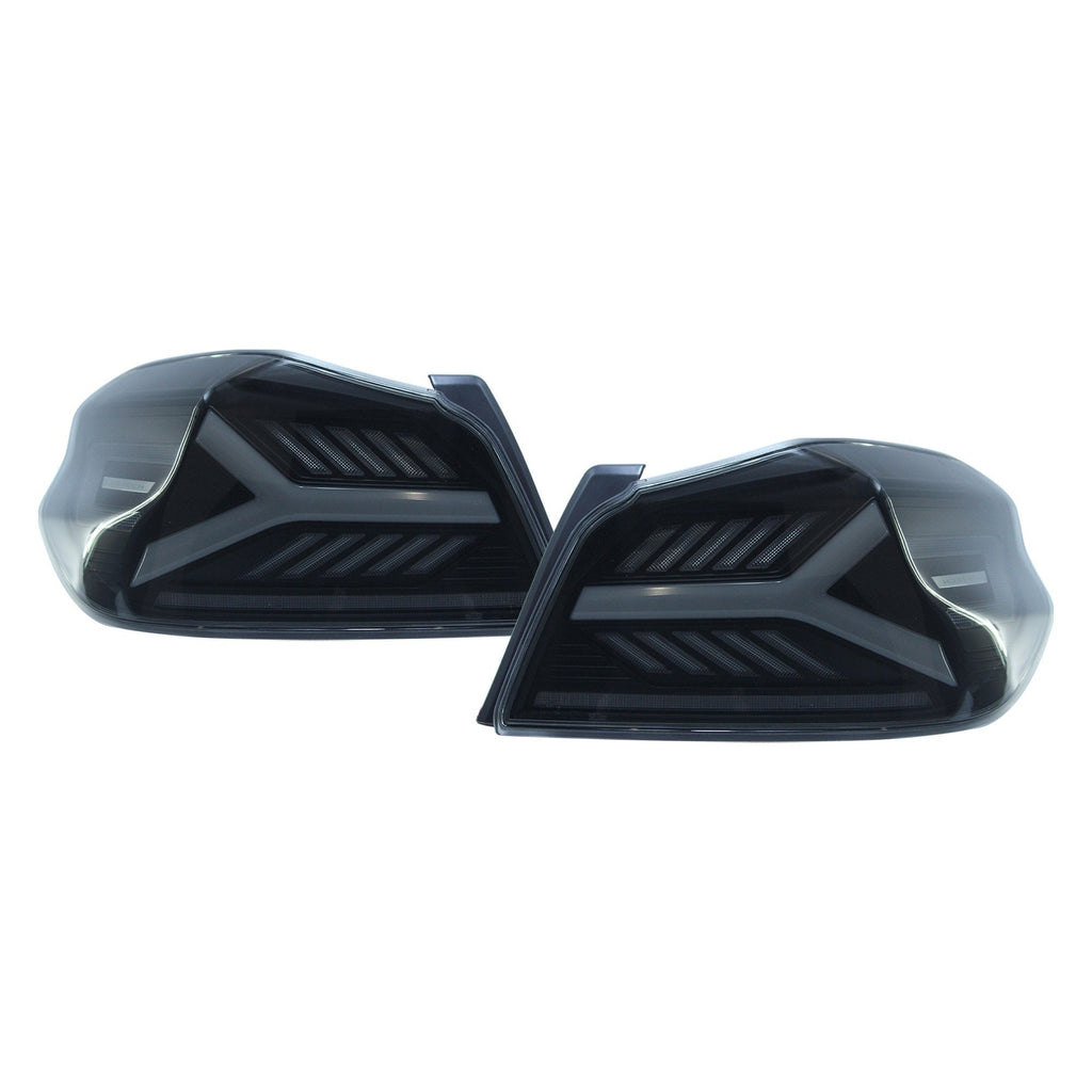 OLM Y-Spec LED Taillights (Smoke Lens White Optic) - 2015-2021 WRX / STI