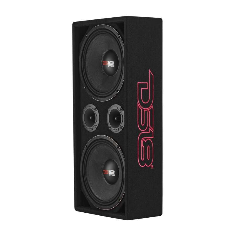 DS18 Loaded Ported Enclosure Incls PRO-X10M & PRO-TWX2/FRP-1.2K4/ Cable & Terminal- Black Carpet