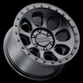 Raceline 961B Bolt 17x9in / 6x139.7 BP / -12mm Offset / 106.1mm Bore - Satin Black