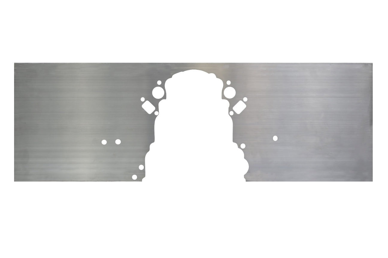 ICT BILLET LSX Front Engine Plate - Aluminum Chevy Solid Motor Mount - LS LS1