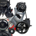 ICT BILLET LS Corvette Low Mount Alternator, Power Steering Pump Brackets LSX LS1 LS3 LS2