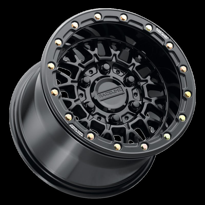 Raceline A15 Omega 15x8in / 4x137 BP / 0mm Offset / 110.18mm Bore - Gloss Black