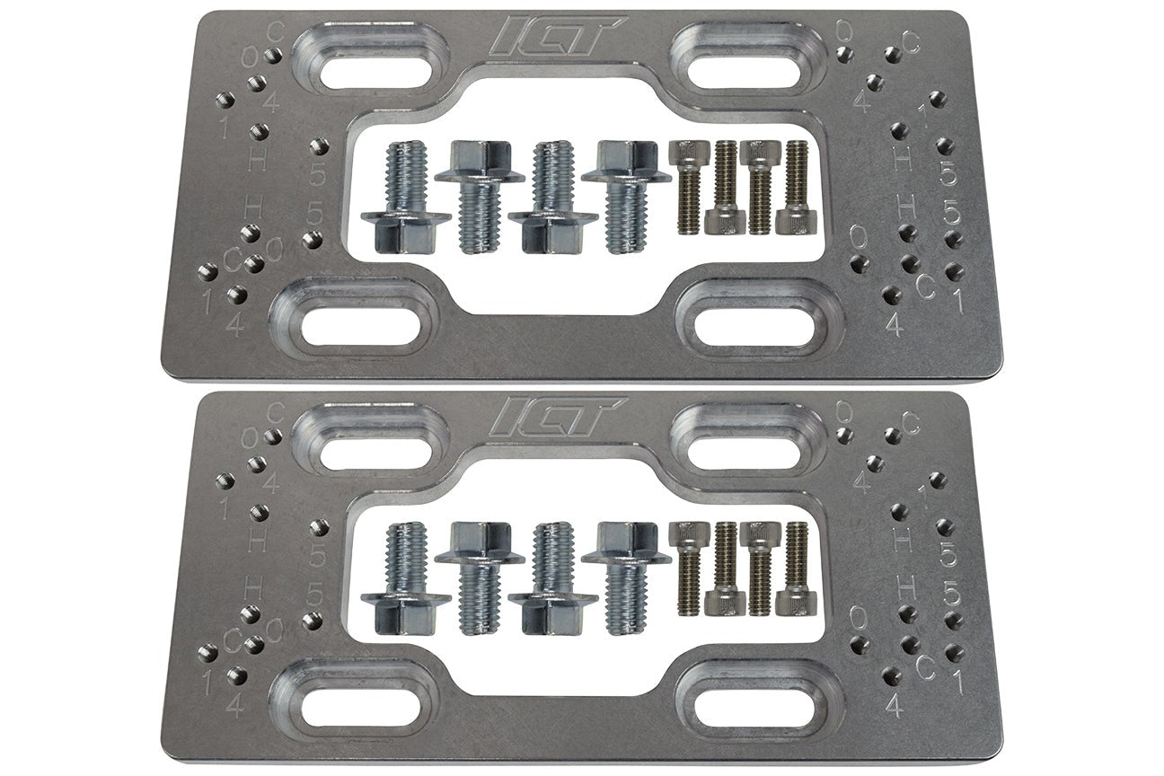 ICT BILLET LS Mounting Base Plates (for Remote Coil Brackets on Engine Block) LS1 LS3 LSX