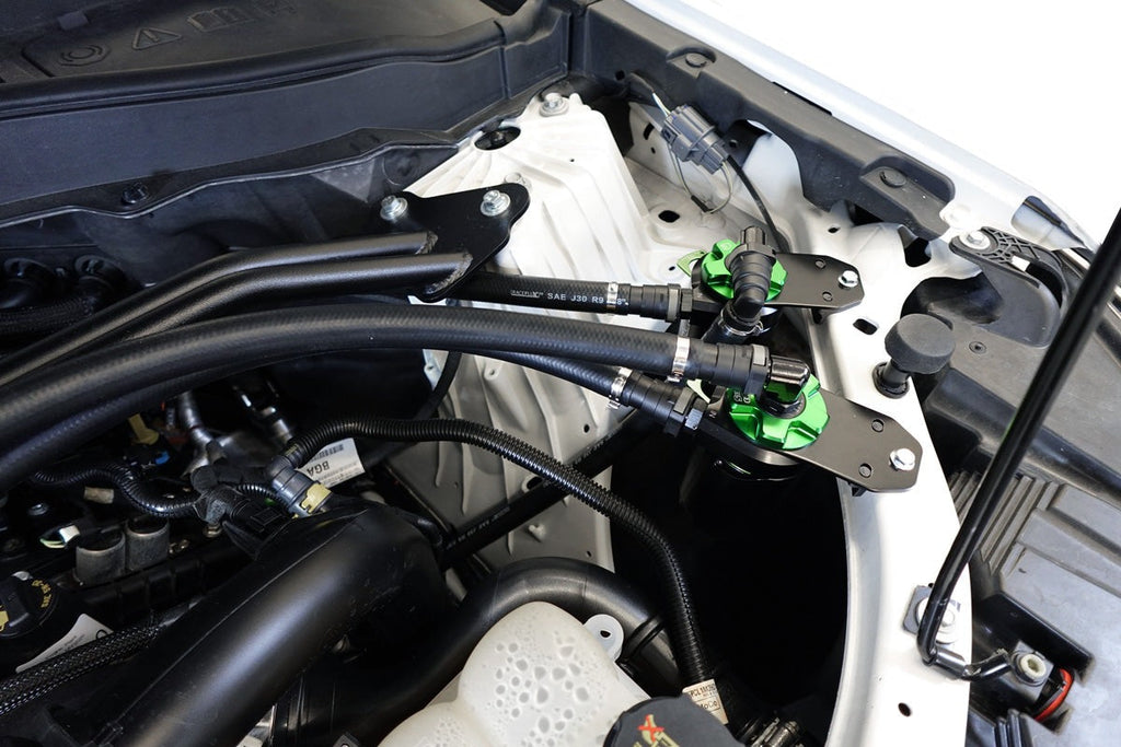 Improved Racing CCS Dual Oil Catch Can Kit for Gen 6 Ford Explorer 3.0 TT V6 ST / Platinum