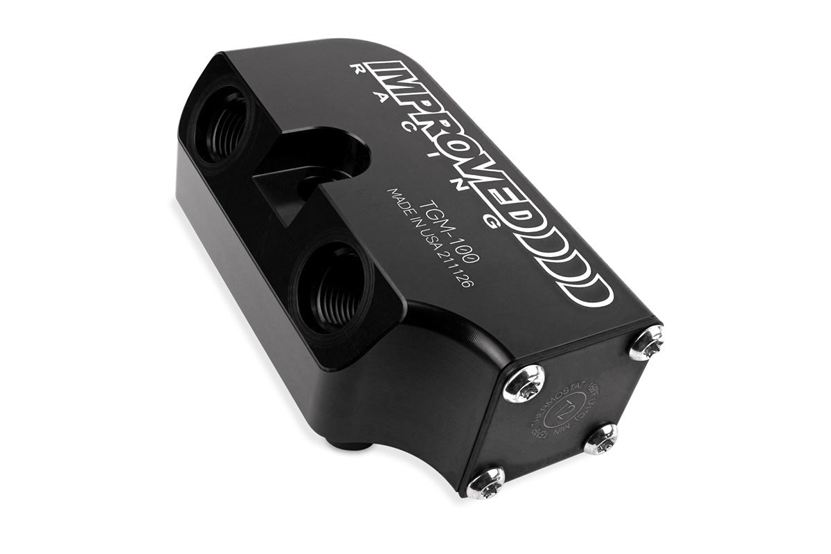 Improved Racing 6L, 8L & 10L Transmission Cooler Adapter with Thermostat, 160°F