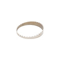 Pie Cut with Spigot - Male Segment - super tight Radius - 15°