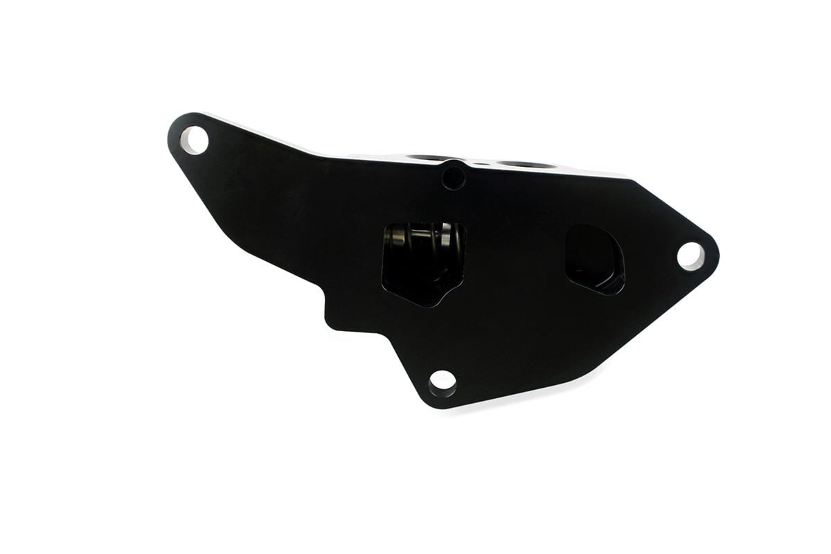 Improved Racing Oil Cooler Adapter for BMW Engines, Top-Mount Lines, 200°F Thermostat
