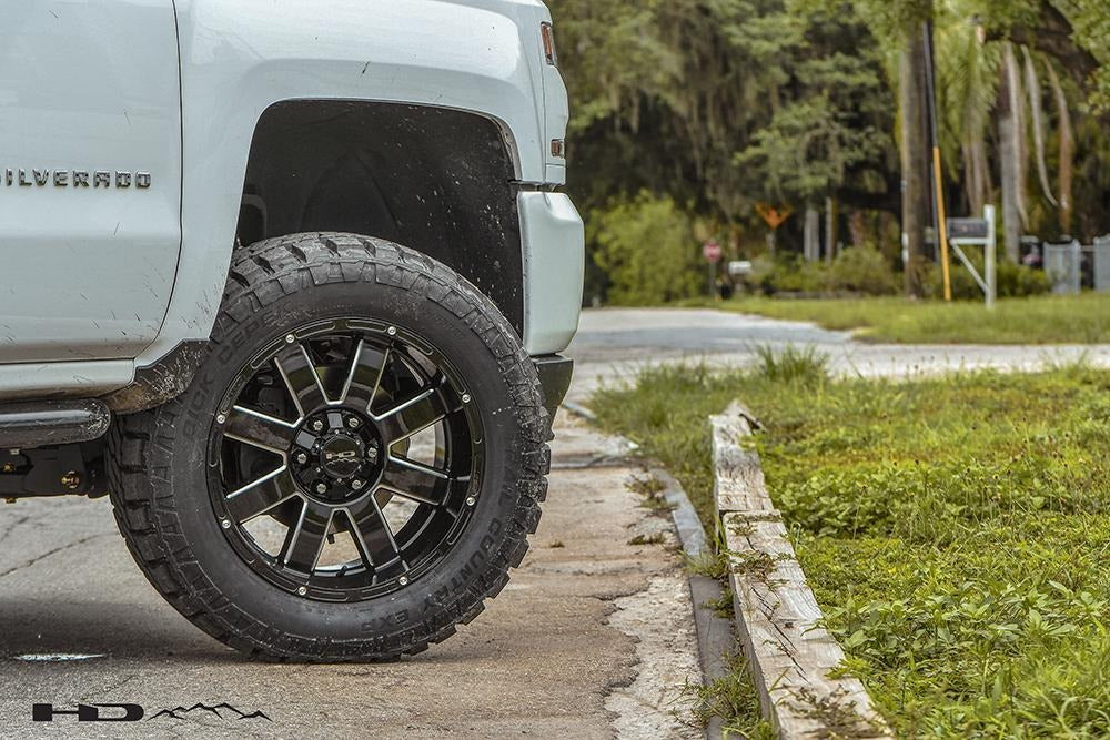 HD Off-Road 8-Point | Gloss Black Milled Edge