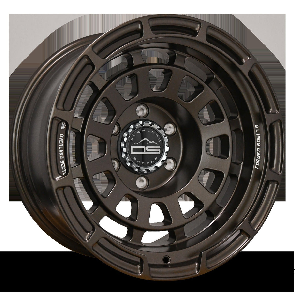 Overland Sector Badlander Forged 17x9 -35 6x139.7mm 106.1mm All Satin Bronze