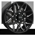 HD Trailer Canyon 20x9 +0 6x139.7mm 108mm Gloss Black Milled Face