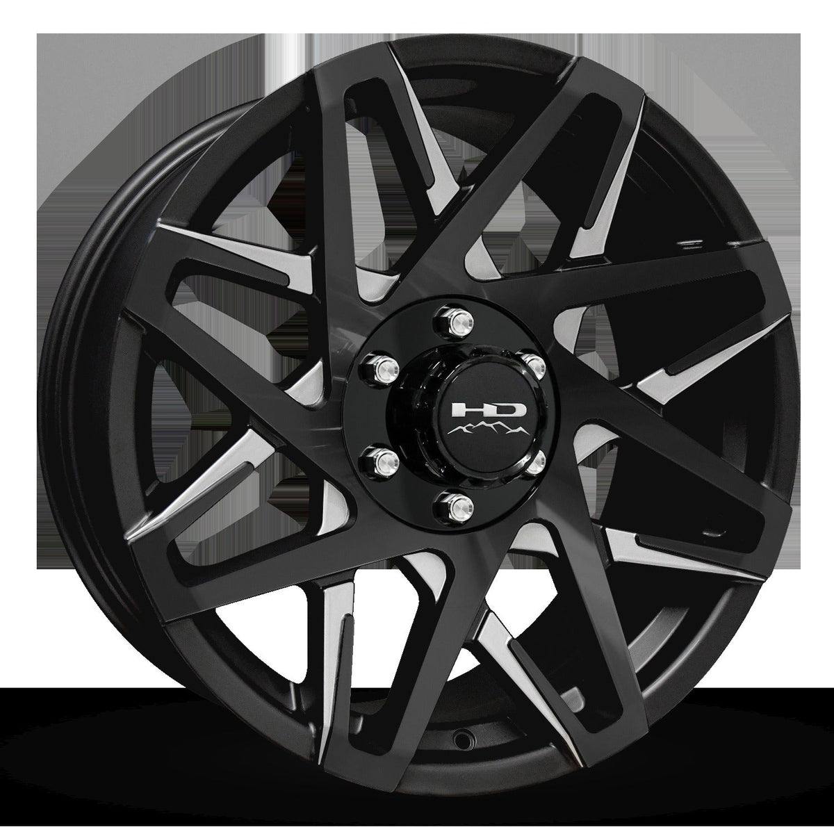 HD Trailer Canyon 20x9 +0 6x139.7mm 108mm Gloss Black Milled Face