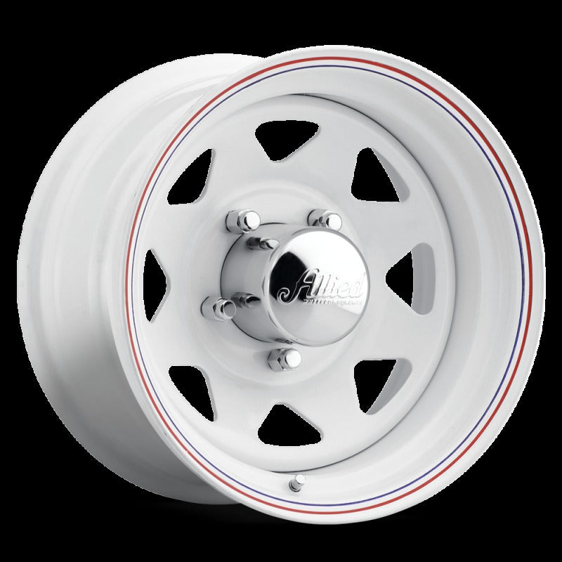 Raceline 80 Series 8 Spoke 16x8in / 8x6.5 BP / 4.5in BS - White