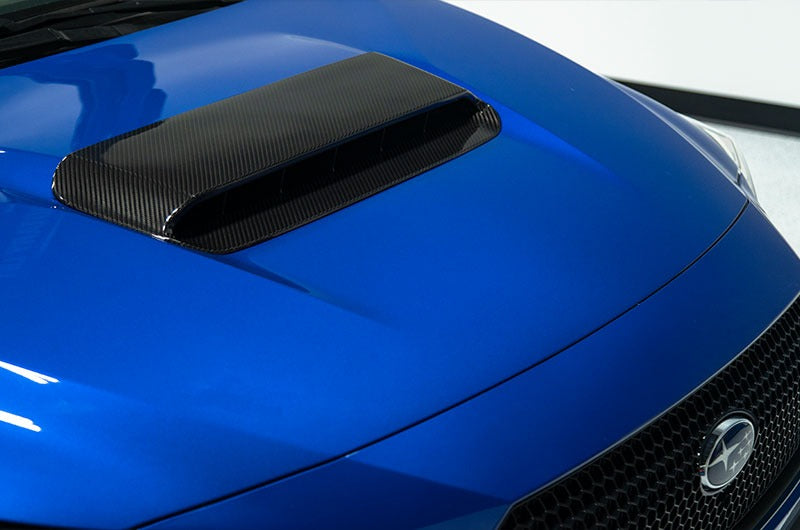 OLM LE Carbon Fiber Hood Scoop Cover - 2022+ WRX