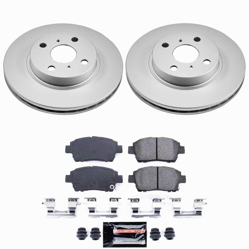 Power Stop 01-03 Toyota Prius Front Z23 Coated Brake Kit