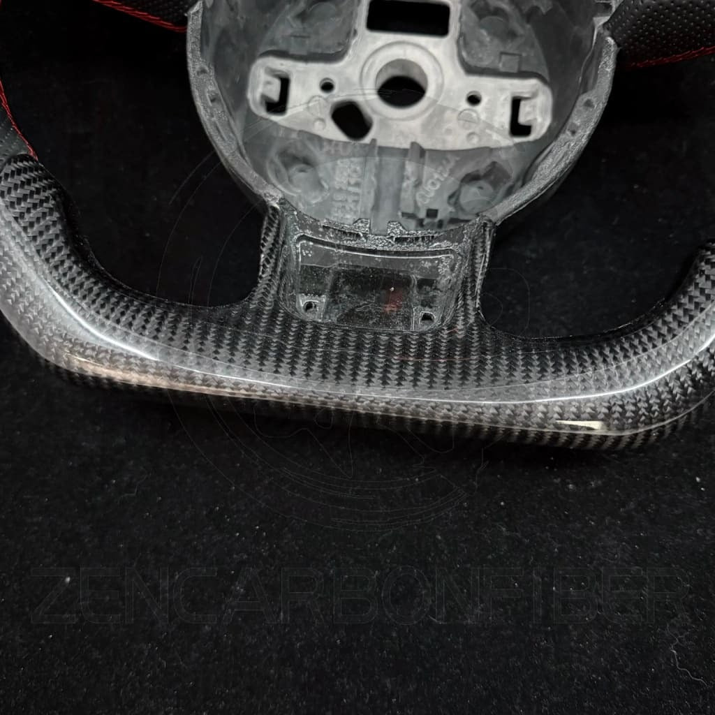 IN STOCK - 2012-2016 Audi B8.5/8V A3/A4/A5 Carbon Fiber Steering Wheel(NO Paddle Shifters)