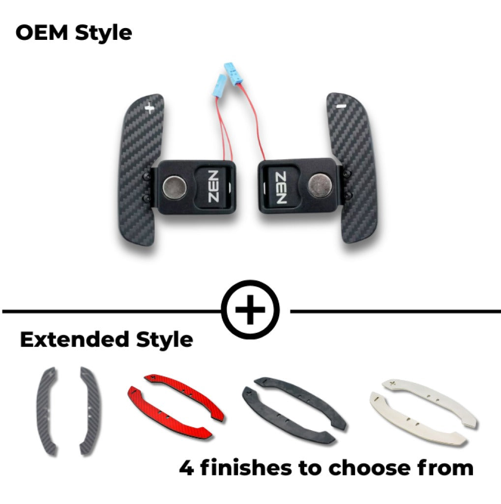 Zen SeriesTM Carbon Fiber Magnetic Paddle Shifters for BMW G Chassis