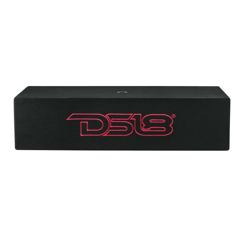DS18 Ported Enclosure 2x 12in Mids 2x 3.6in Tweeters & 1 x 5.7in Horn Diffuser -Black Carpet