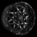 HD Offroad Caliber 20x10 -40 6x135/6x139.7mm 106.2mm Gloss Black/Milled Face