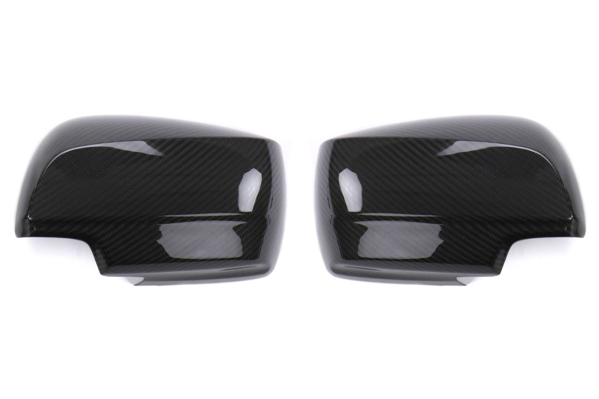 OLM LE Dry Carbon Fiber Full Mirror Covers (No Turn Signal Hole) - 2015-2018 WRX