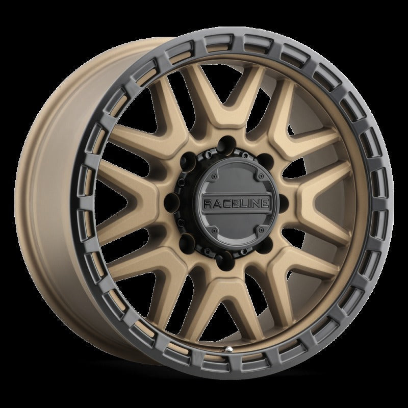 Raceline 953BZ Krank 20x9in / 8x165.1 BP / 0mm Offset / 125.2mm Bore - Bronze