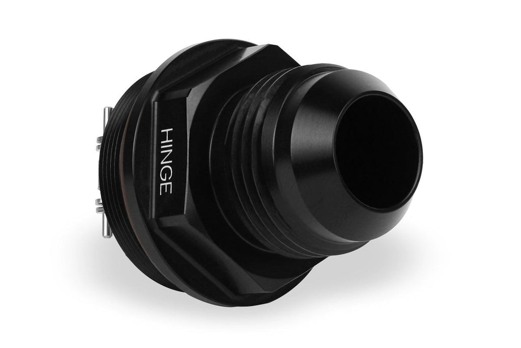 Improved Racing High-Flow, Low Cracking Pressure Flapper Check Valve, -12AN Male, Hinge Side