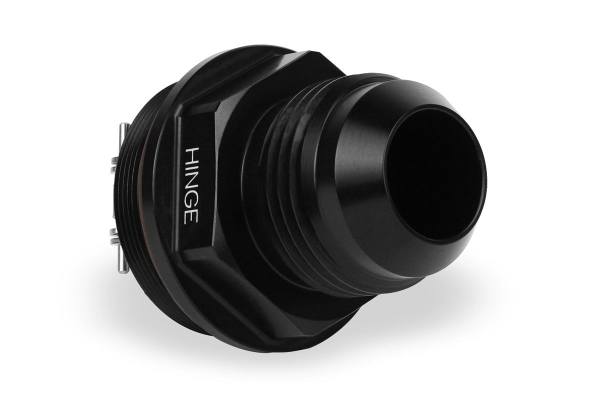 Improved Racing High-Flow, Low Cracking Pressure Flapper Check Valve, -12AN Male, Hinge Side