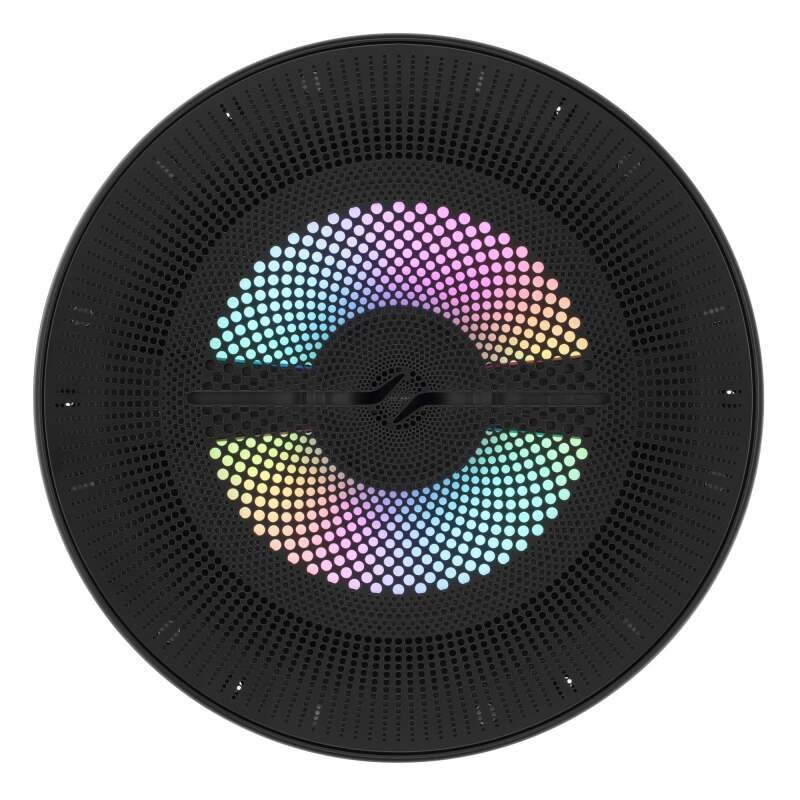 DS18 8in 2-Way 175 Watts RMS 4ohm Digital LED Lights Bullet Tweeter Black