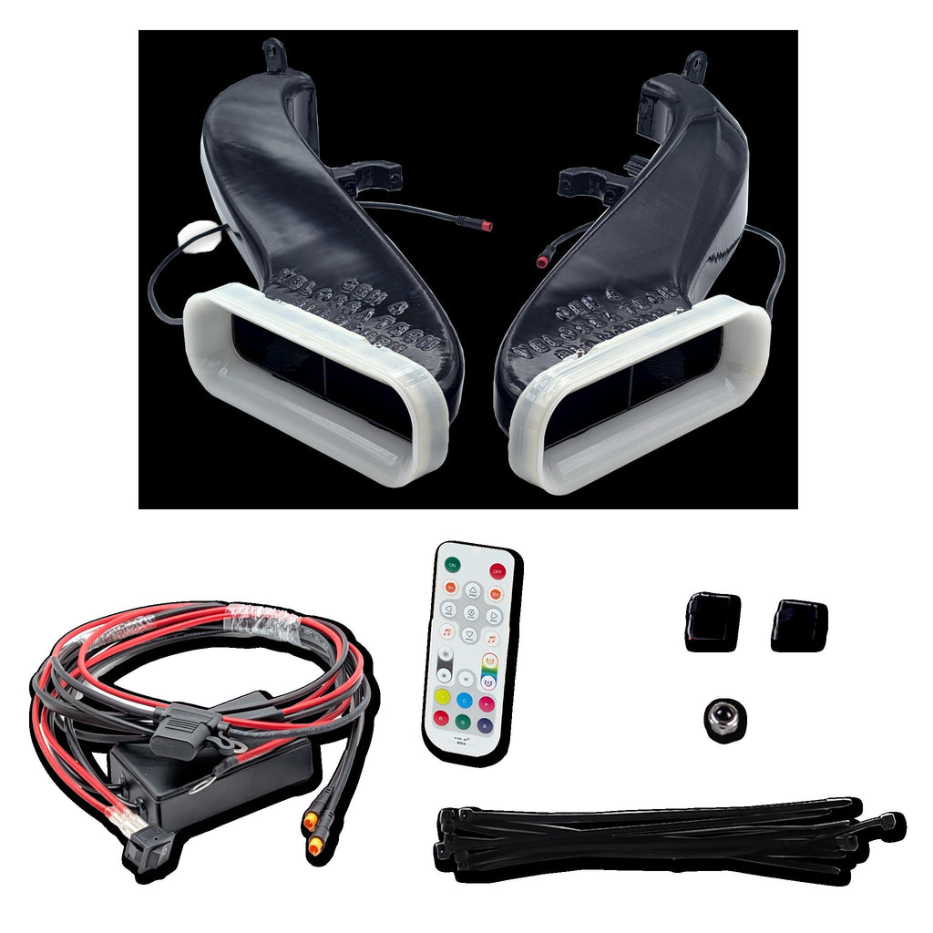 2022+ Nissan Z Dual BIG MOUTH LIT KIT Ram Air Intake Snorkels