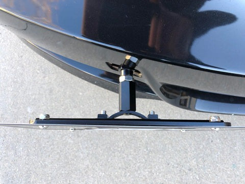 Phoenix Racing No Drill Tow Hook Front License Plate Holder
