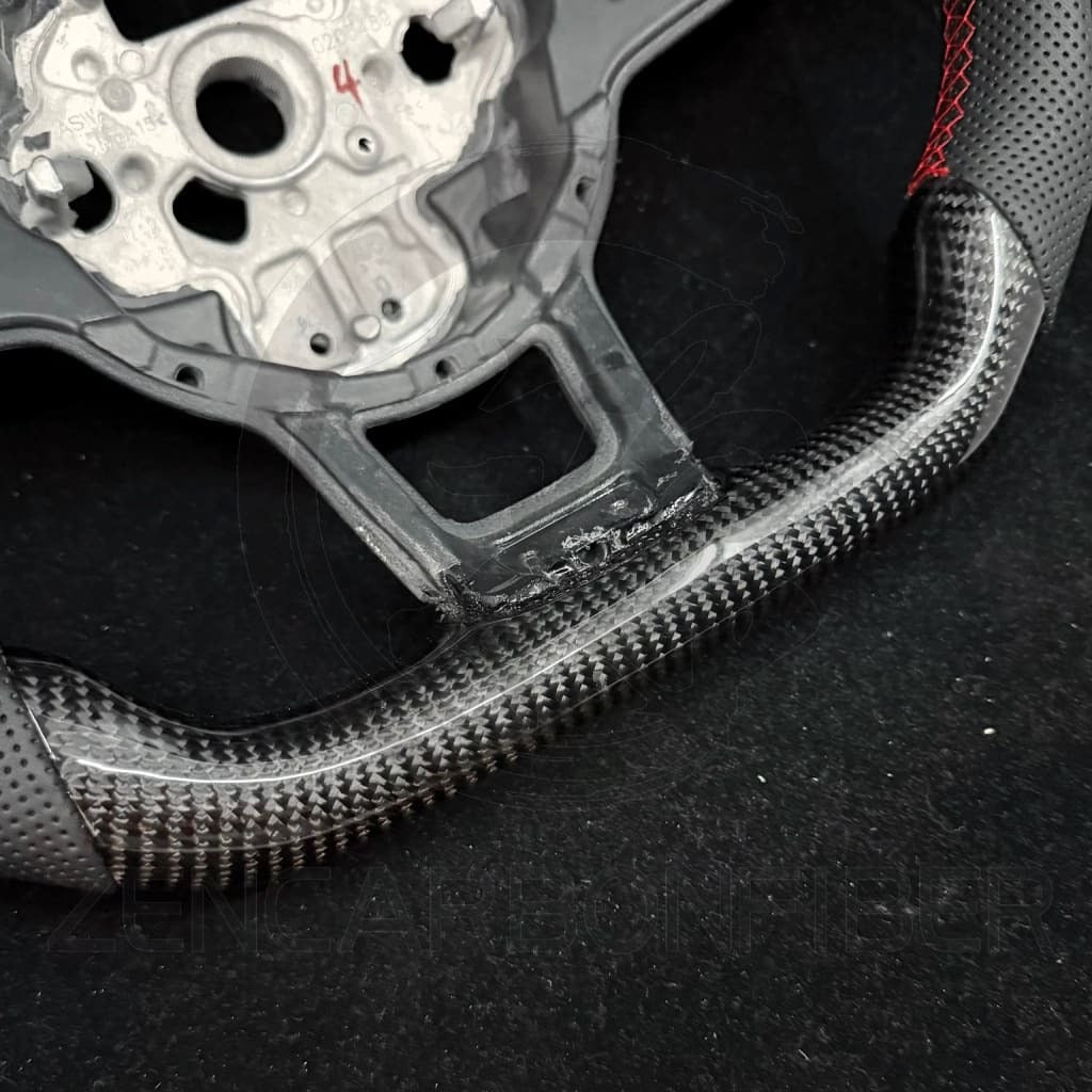 IN STOCK - 2015-2021 Volkswagen/VW Golf MK7 GTI/R/Jetta GLI DSG Carbon Fiber Steering Wheel