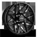 HD Golf Canyon 14x7 -14 4x101.6mm 68.2mm Gloss Black/Milled Face