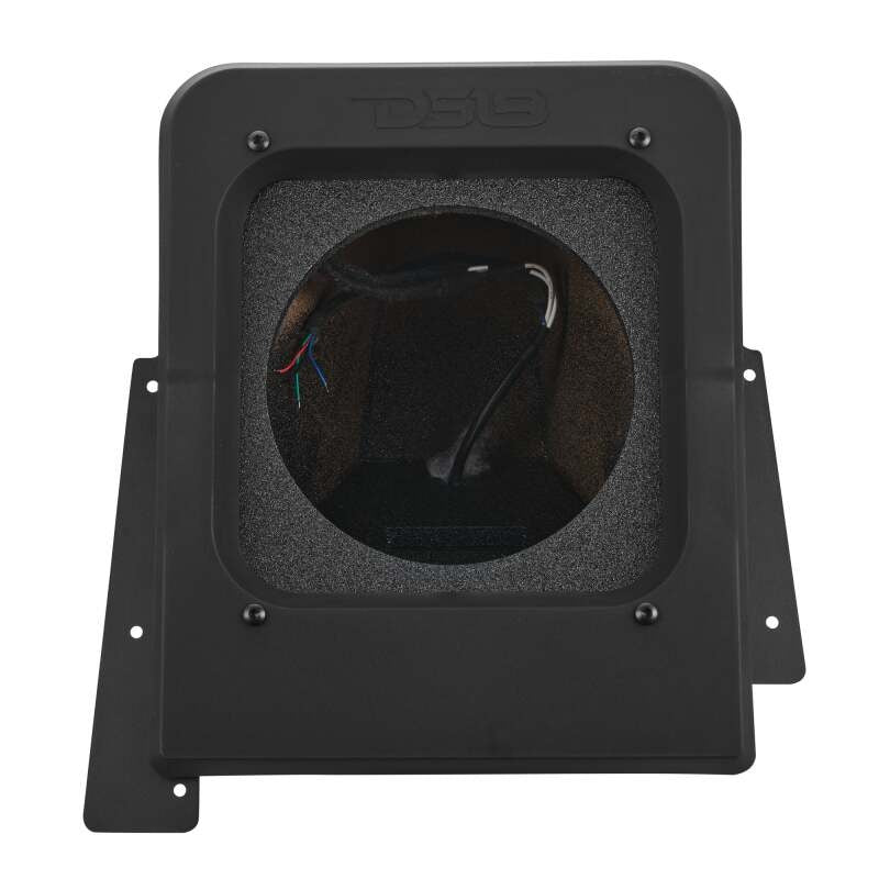 DS18 2015+ Polaris Slingshot Rear Subwoofer Enclosure Fits 10in Subwoofer- Black Bed Liner Finish