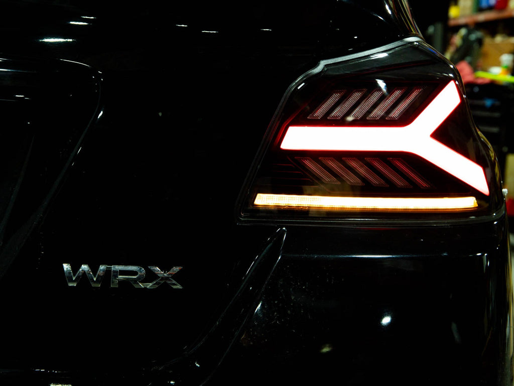 OLM Y-Spec LED Taillights (Clear Lens Red Optic) - 2015-2021 WRX / STI