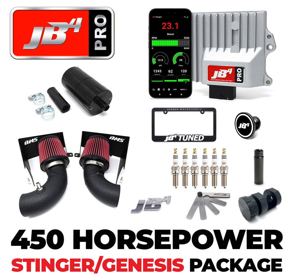 JB4PRO 450 Wheel Horsepower 3.3L KIA Stinger / Genesis G70 Package ***Intakes backordered est to ship end of Aug***