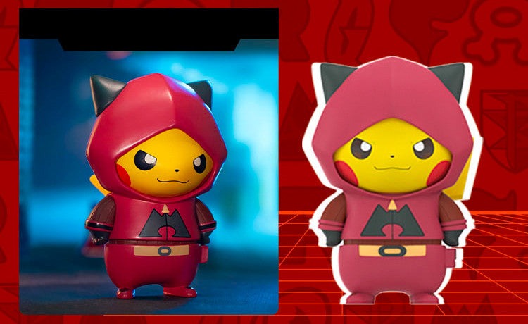 Pokémon Pikachu Villain Costume Series Figurine (Random)