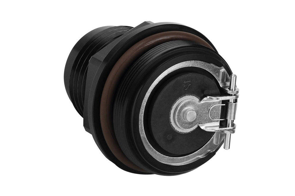 Improved Racing High-Flow, Low Cracking Pressure Flapper Check Valve, -12AN Male, Hinge Side