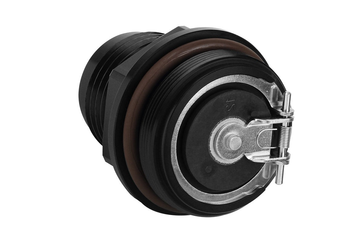 Improved Racing High-Flow, Low Cracking Pressure Flapper Check Valve, -12AN Male, Hinge Side
