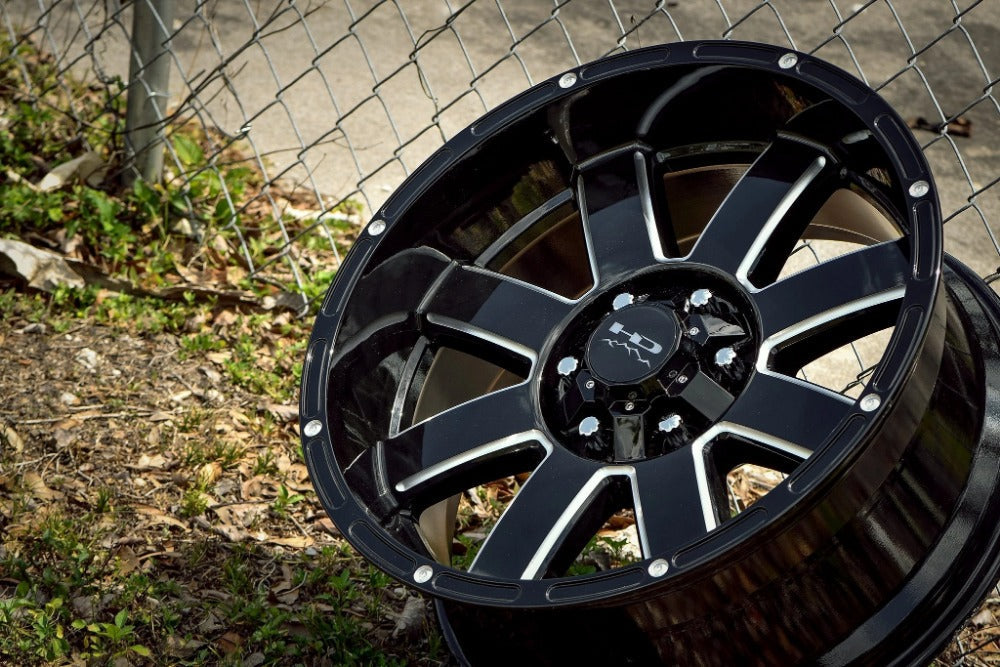 HD Off-Road 8-Point | Gloss Black Milled Edge