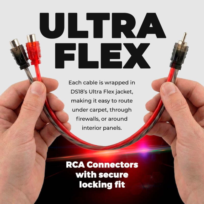 DS18 Level 1 RCA Y Connector 1 Male to 2 Female 10 x Pack