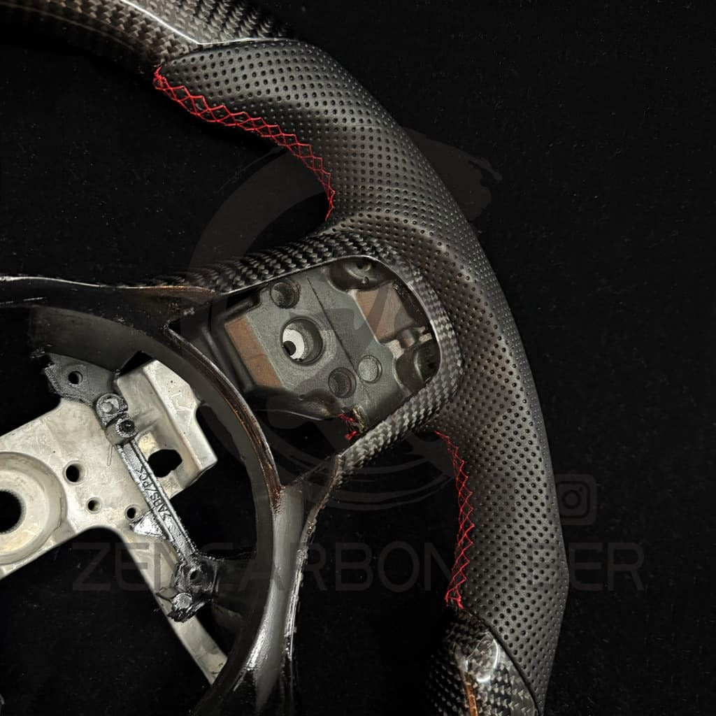 IN STOCK - Mitsubishi Lancer Evo X Carbon Fiber Steering Wheel