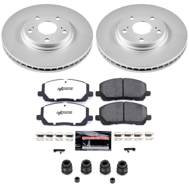 Power Stop 01-07 Toyota Highlander Front Z36 Coated Truck & Tow Brake Kit