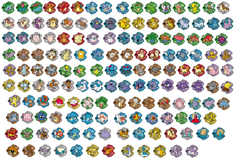 (S-Chinese) Pokémon TCG: Collect 151 Jigsaw Magnet