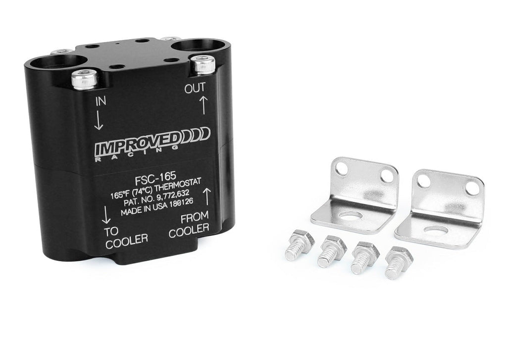 Improved Racing Compact High-Flow Engine & Transmission Oil Cooler Thermostat, 215°F