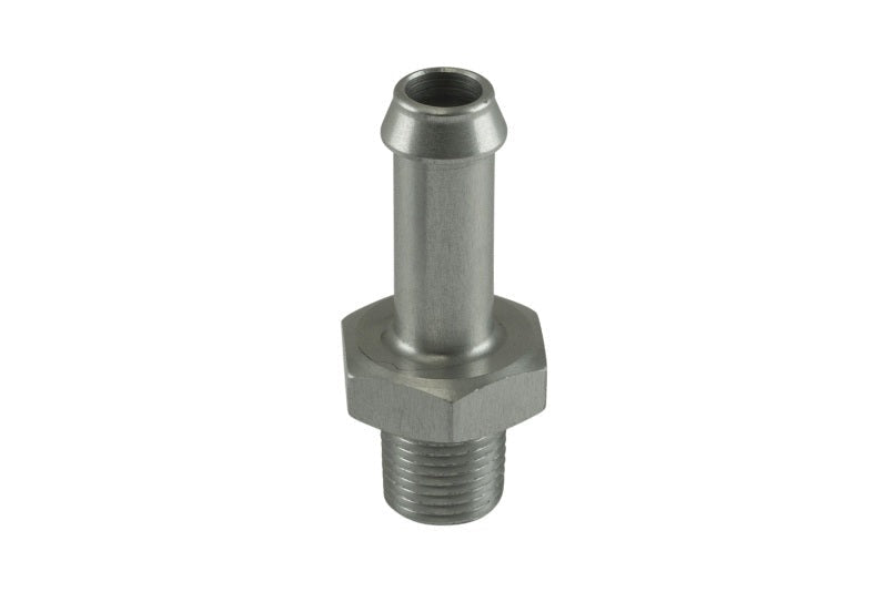 Turbosmart 8mm / 5/16in Hose End to 1/8 NPT Male Straight - Clear