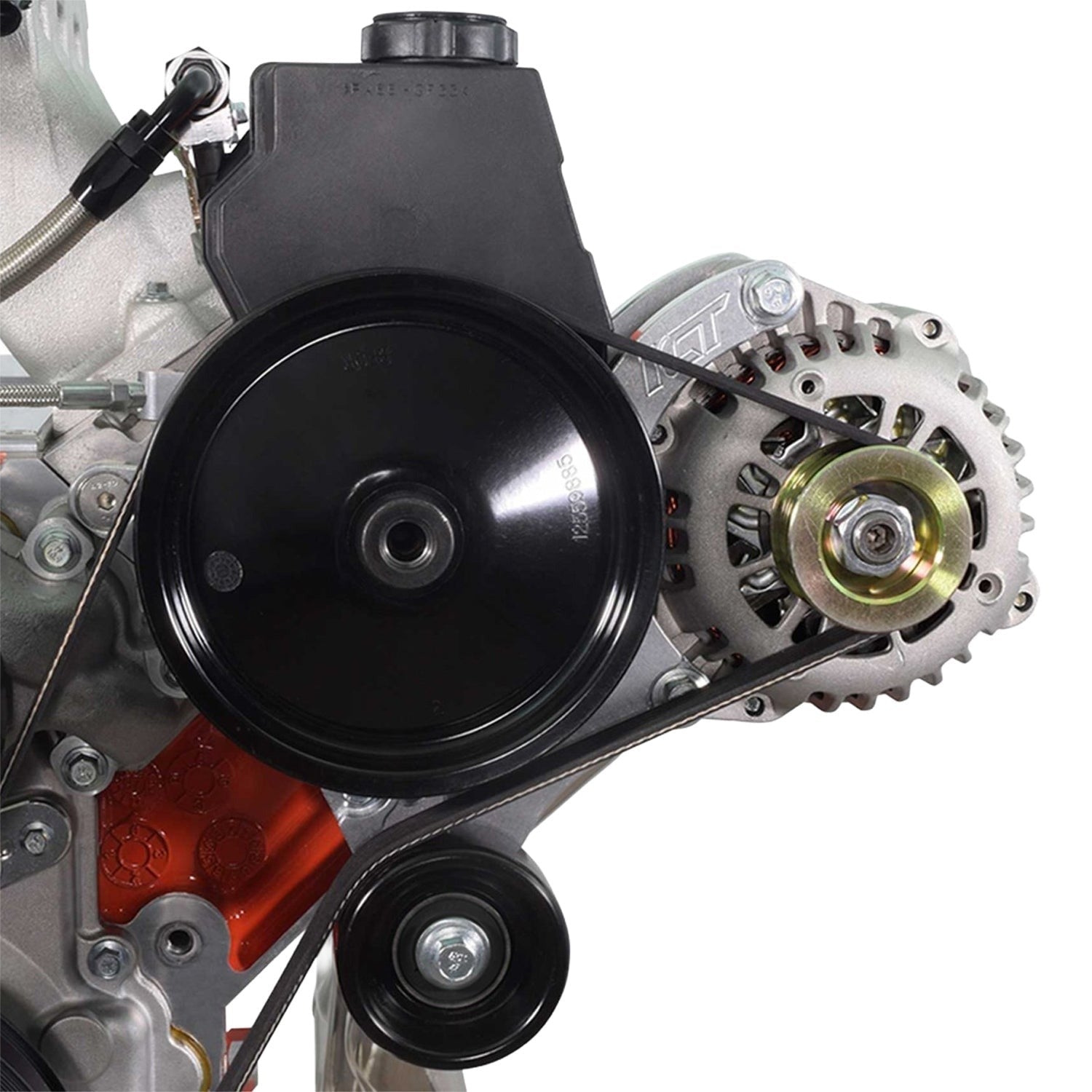 ICT BILLET LS Truck - Alternator and LS1 Camaro Power Steering Pump Bracket Kit Turnbuckle